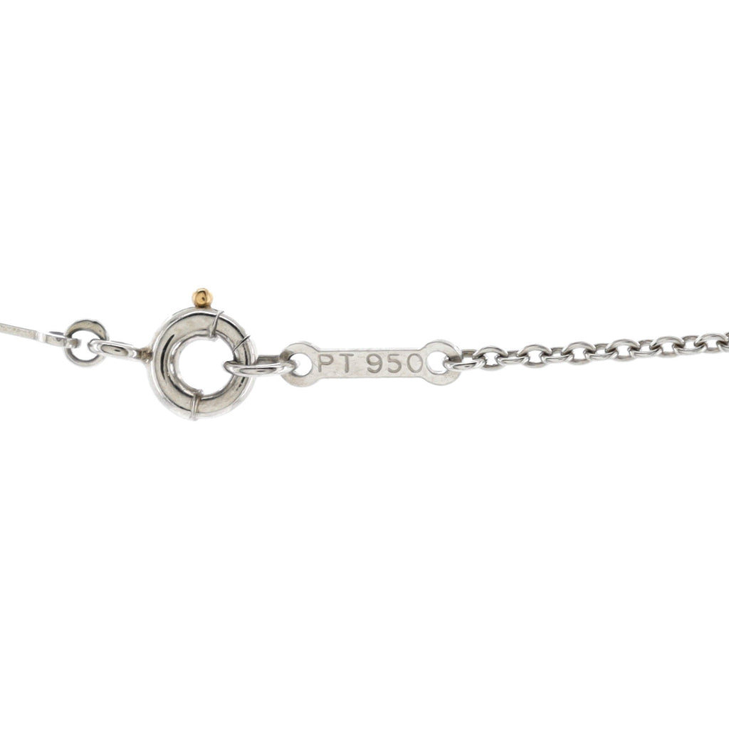 Elsa Peretti Cross Pendant Necklace Platinum and Diamonds Small