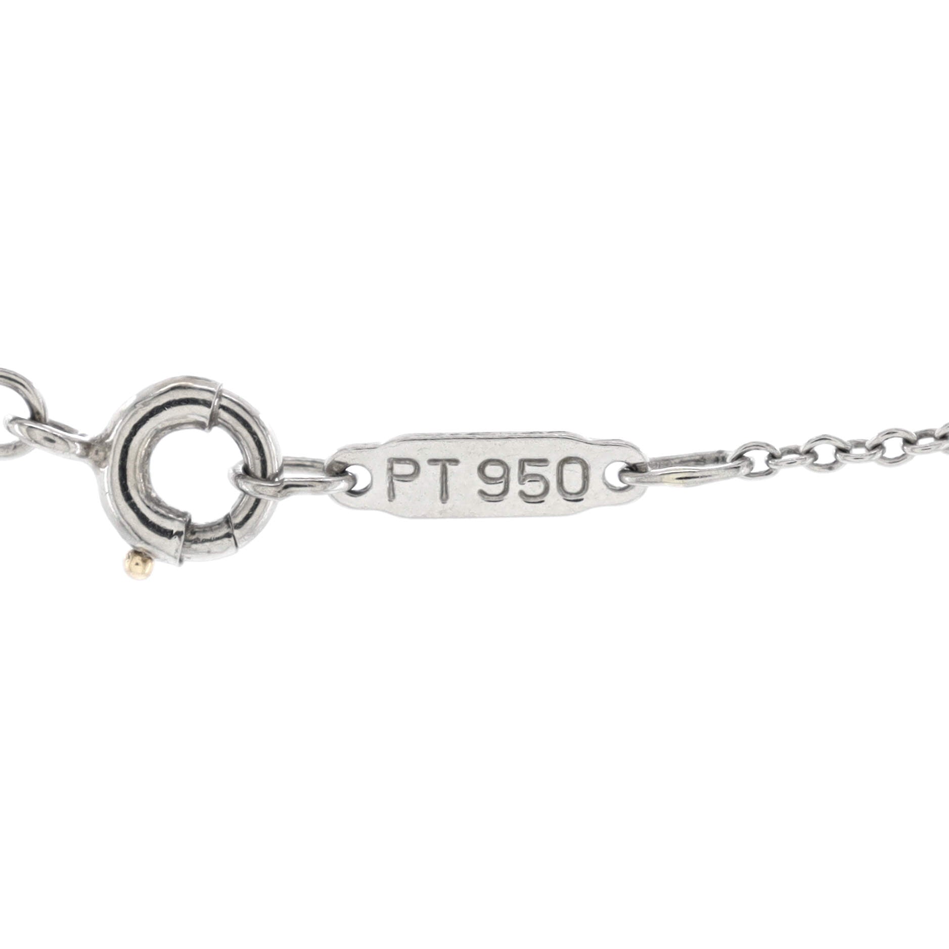 Cross Pendant Necklace Platinum and Diamonds Small