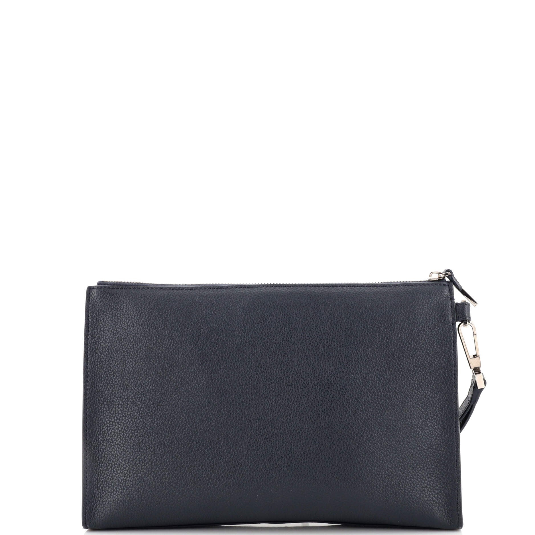 Homme Logo Clutch Leather