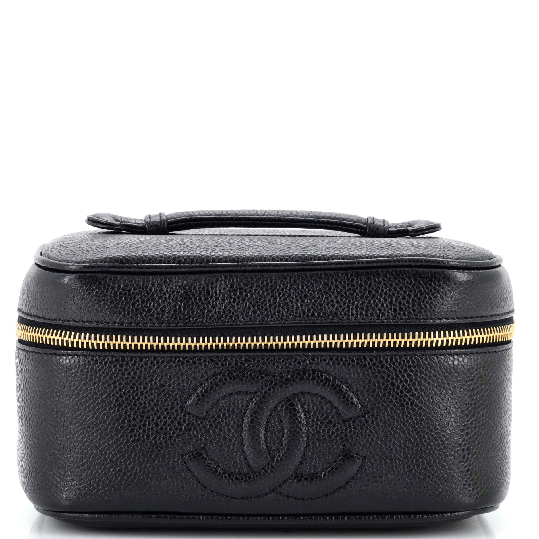 Vintage Timeless Cosmetic Case Caviar Medium