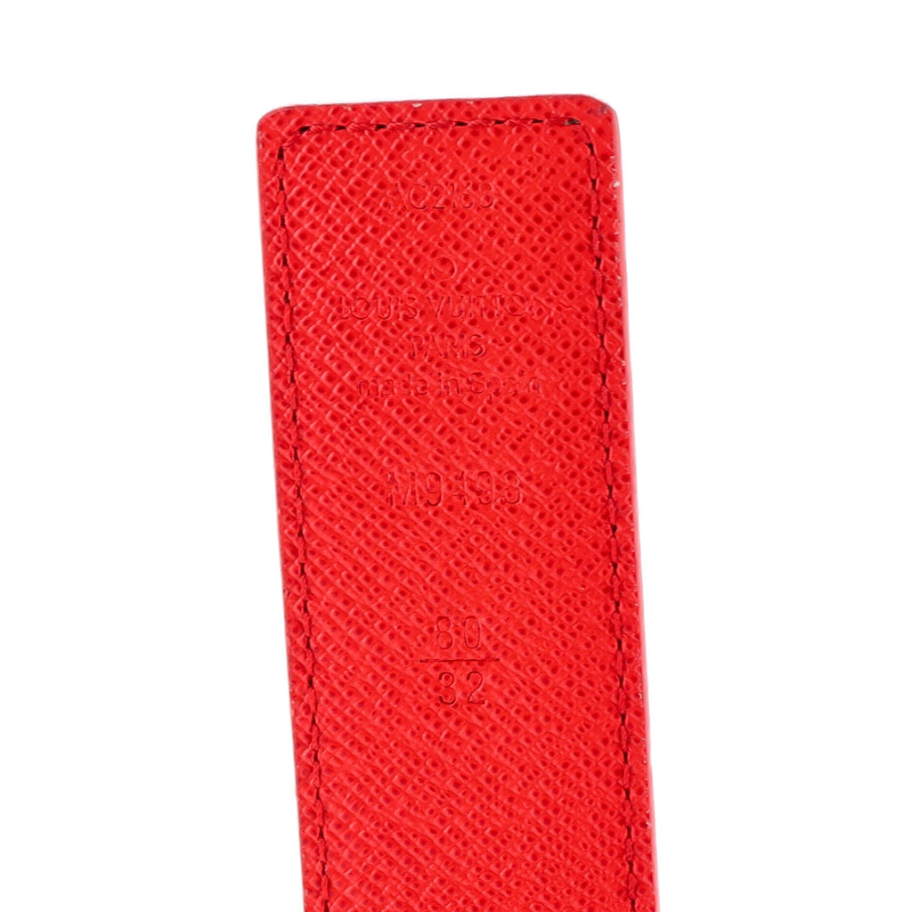 LV Initiales Reversible Belt Monogram Canvas and Leather Medium 80