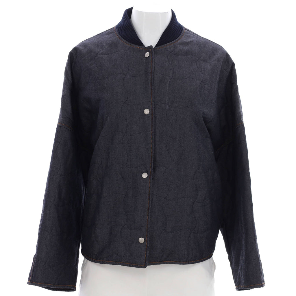 Women's Oversized Jacket Quilted Wool Blend