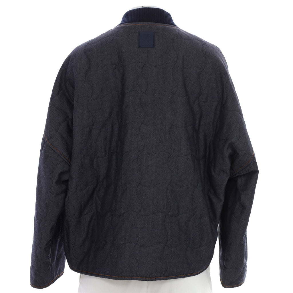 Women's Oversized Jacket Quilted Wool Blend