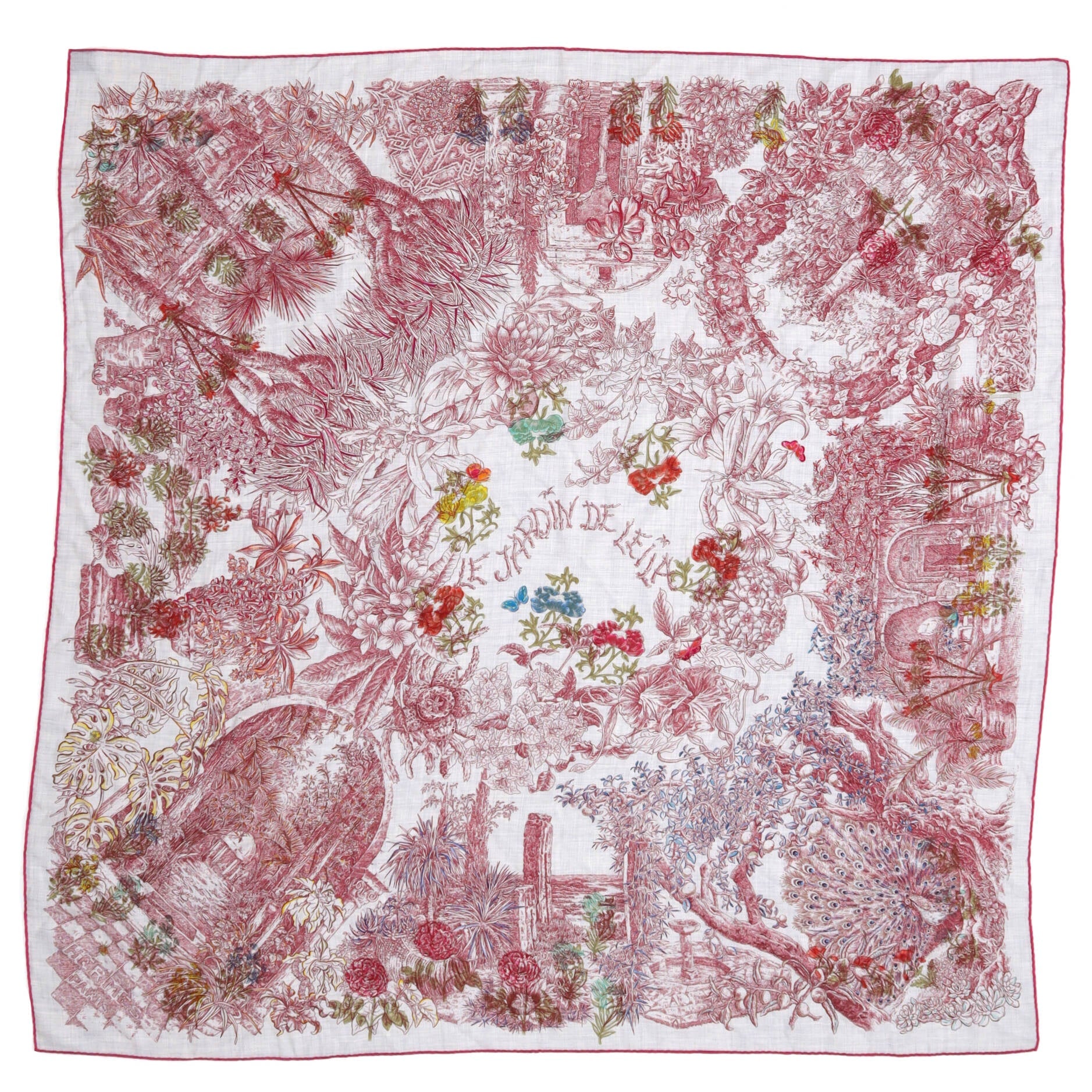 Women's Le Jardin de Leila Shawl Cashmere and Silk Blend 140