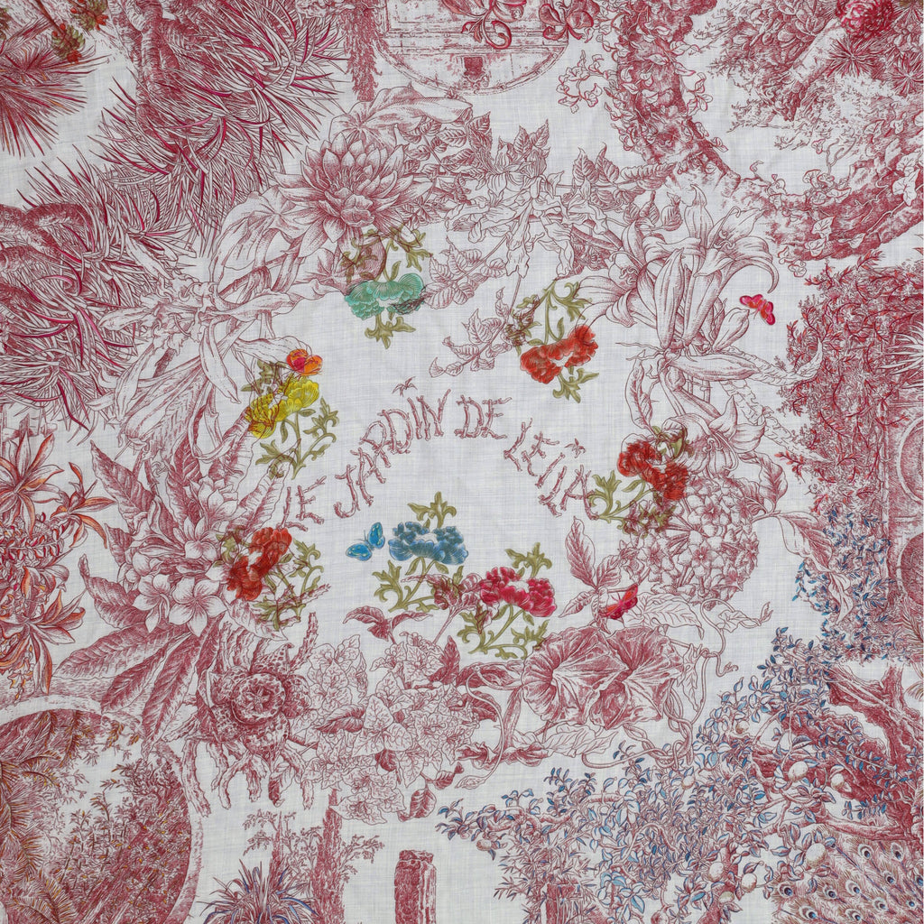 Women's Le Jardin de Leila Shawl Cashmere and Silk Blend 140