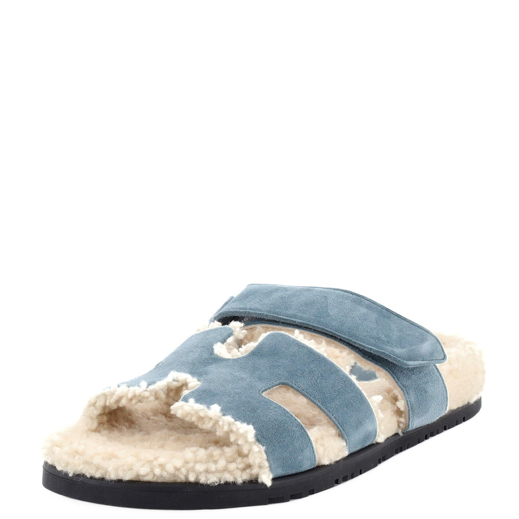 Women's Chypre Sandals Suede with Shearling
