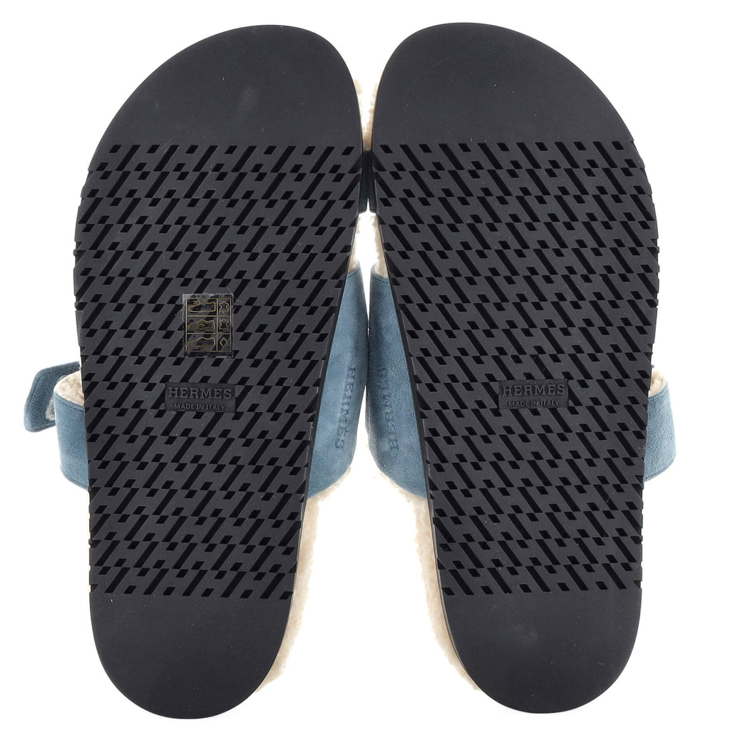 Women's Chypre Sandals Suede with Shearling