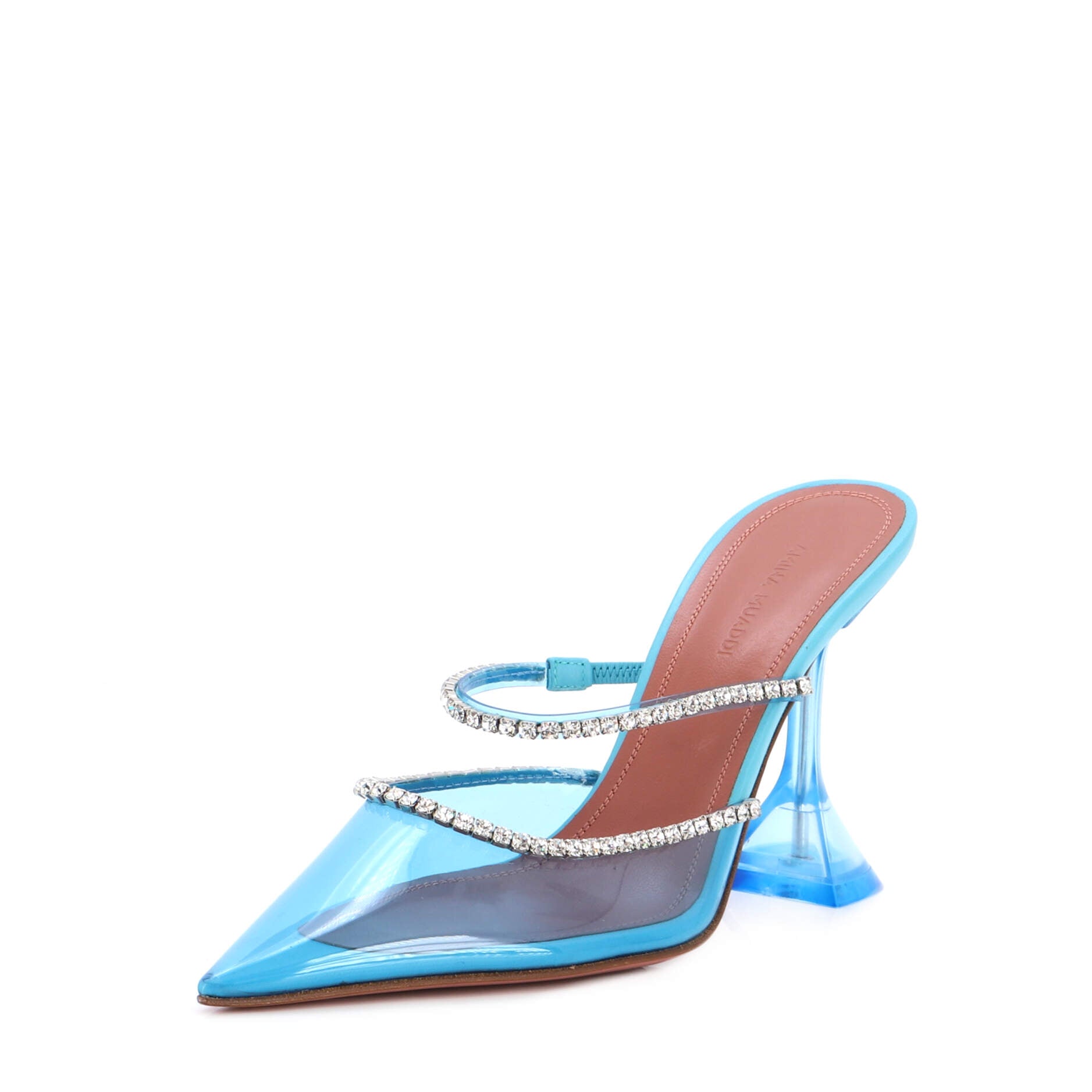 Women's Gilda Heeled Sandals PVC with Crystals 95