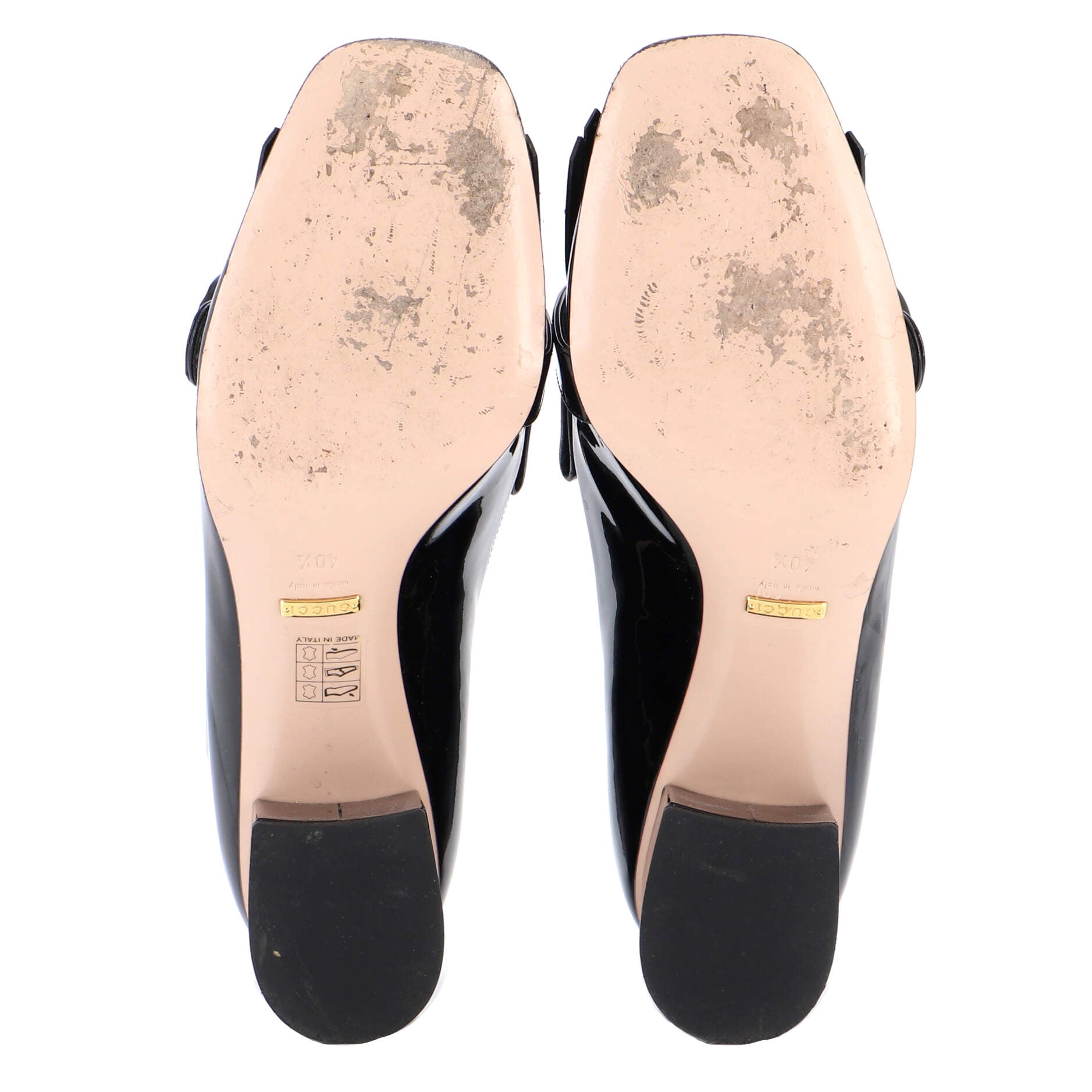 Women's GG Marmont Fringed Pumps Patent