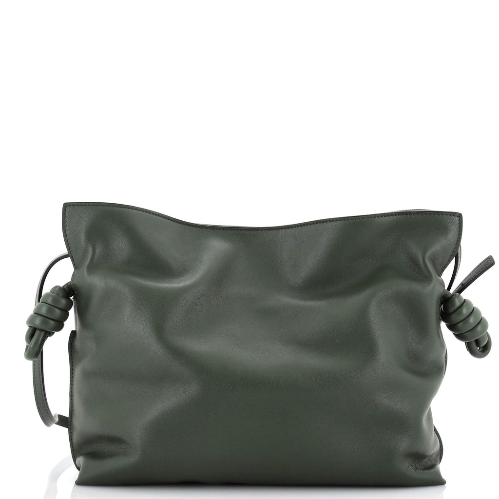 Flamenco Knot Clutch Leather Medium