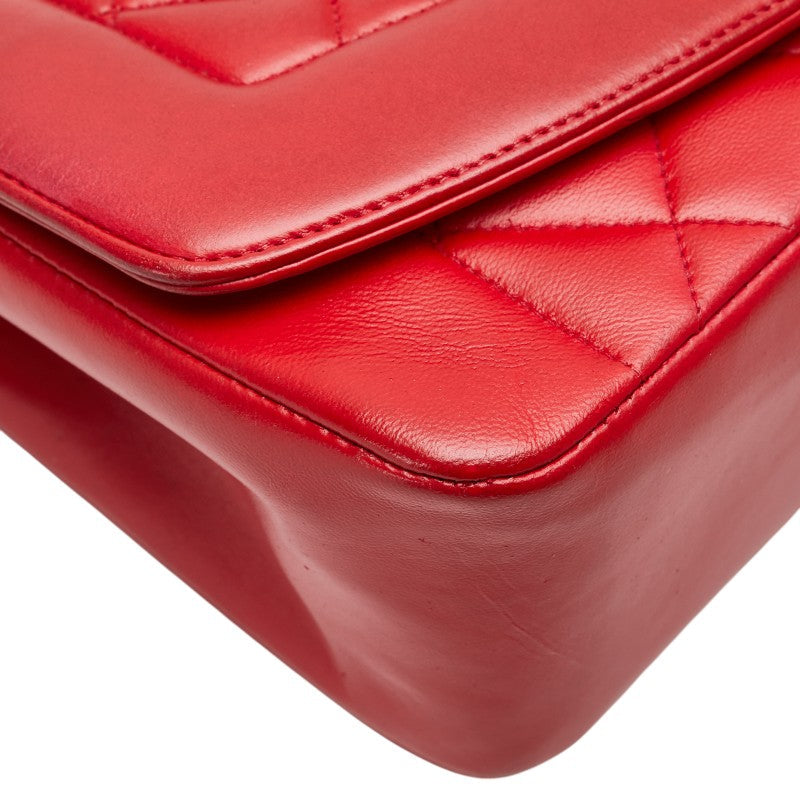 Chanel Diana Matelasse Lambskin Shoulder Bag