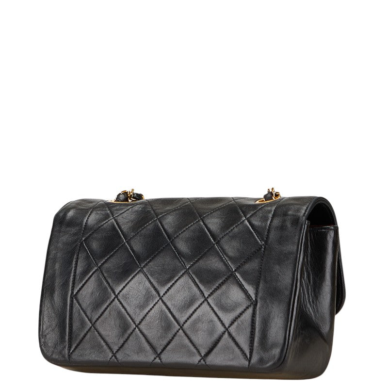 Chanel Diana Matelasse Lambskin Shoulder Bag