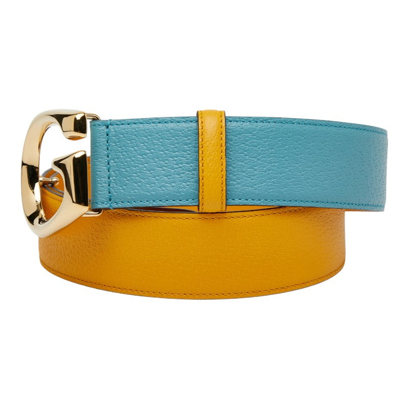 Gucci G Buckle Leather Belt