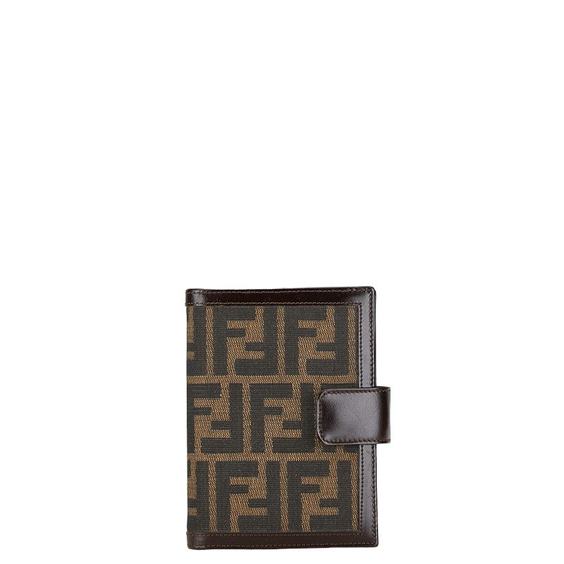 Fendi AgendaPM Canvas Leather Agenda