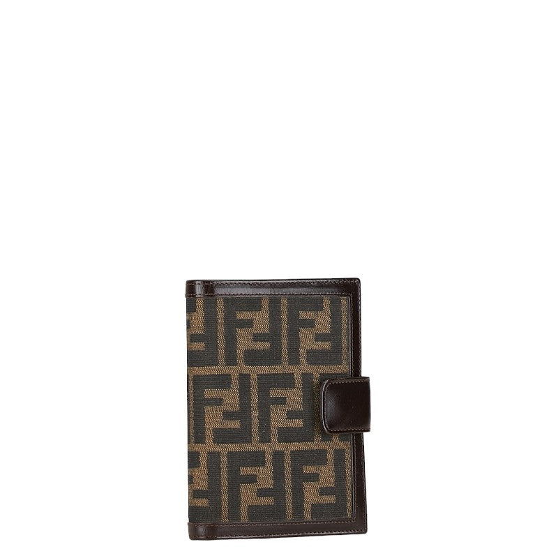 Fendi AgendaPM Canvas Leather Agenda