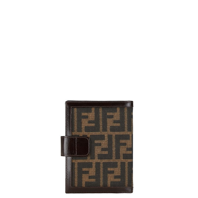 Fendi AgendaPM Canvas Leather Agenda