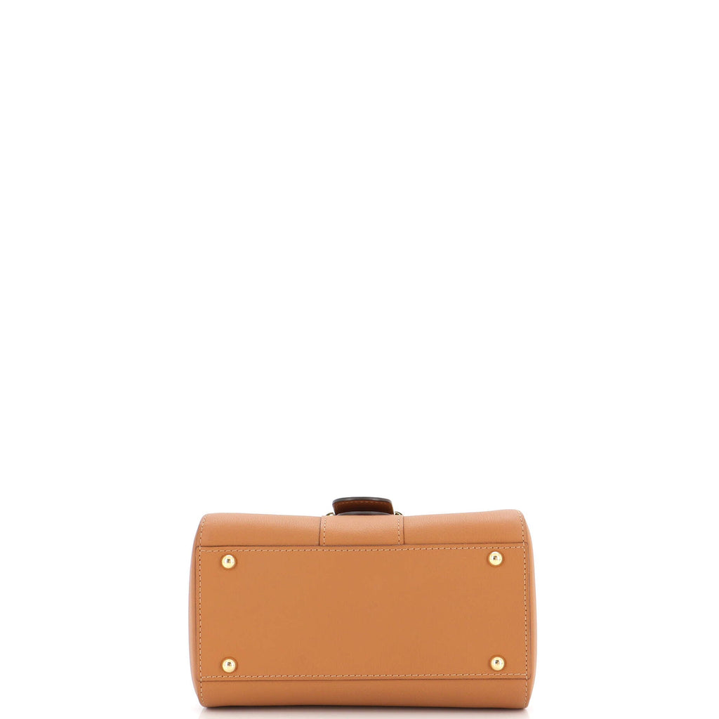 Brillant Top Handle Bag Leather Mini