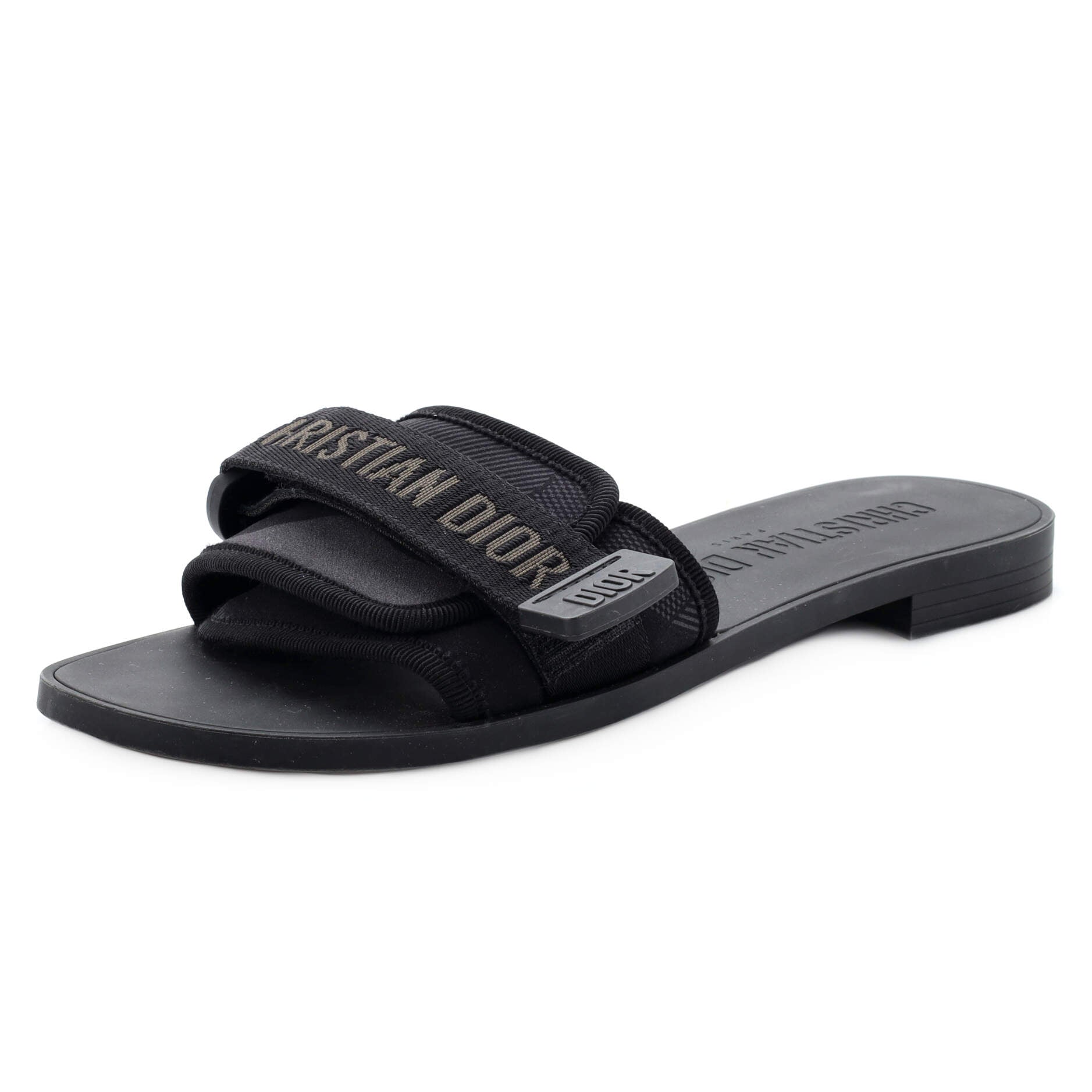 Women's Dio(r)evolution Slide Sandals Oblique Fabric