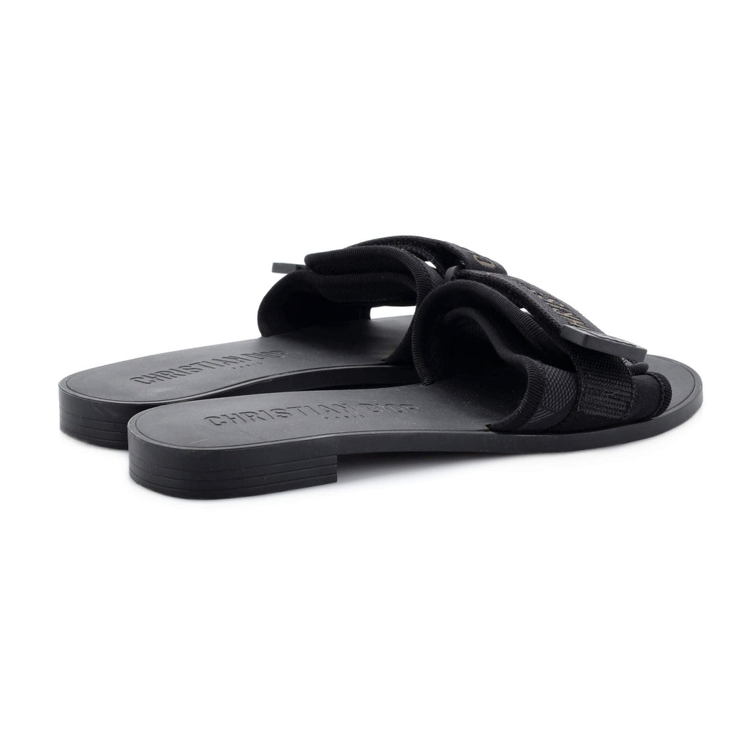 Women's Dio(r)evolution Slide Sandals Oblique Fabric