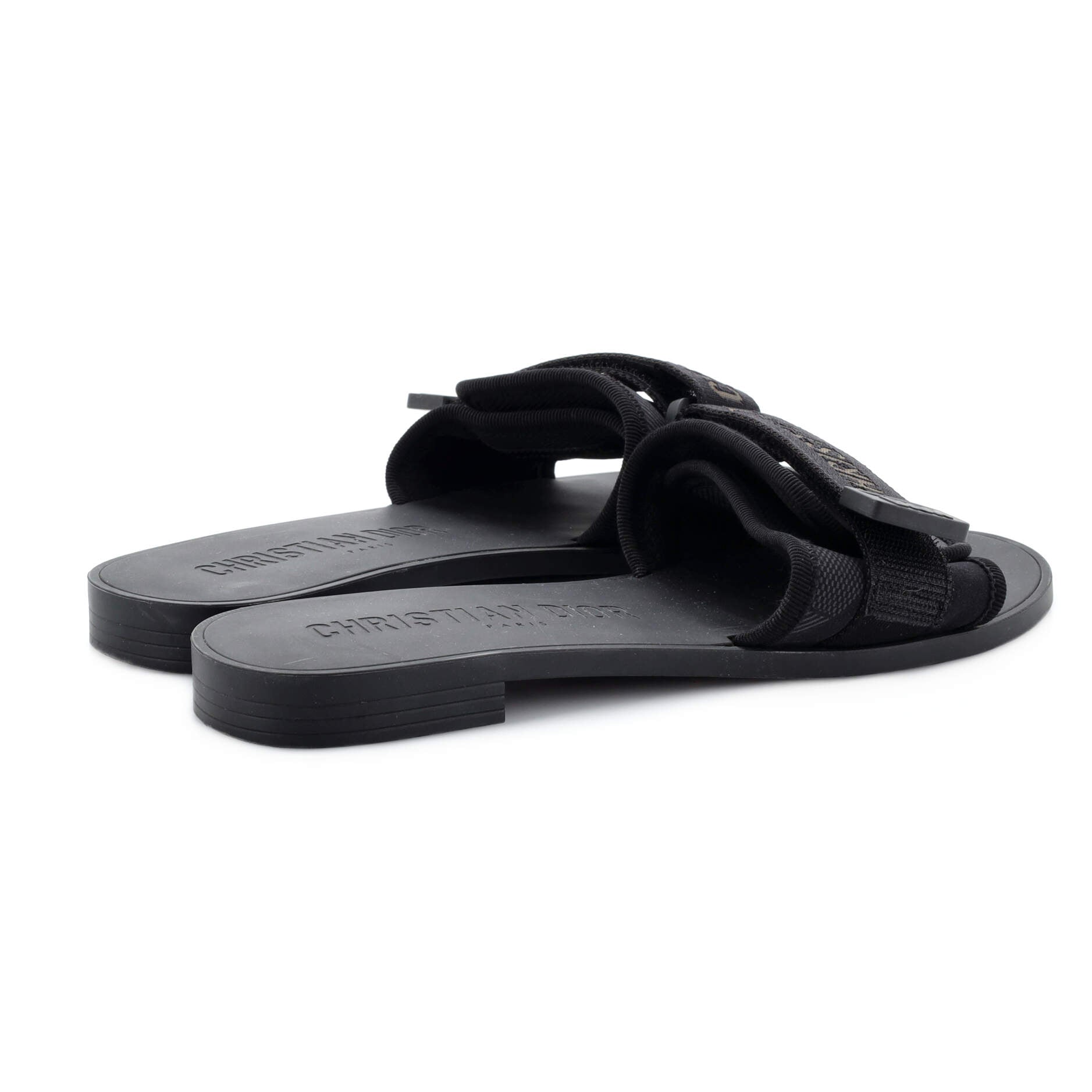 Women's Dio(r)evolution Slide Sandals Oblique Fabric