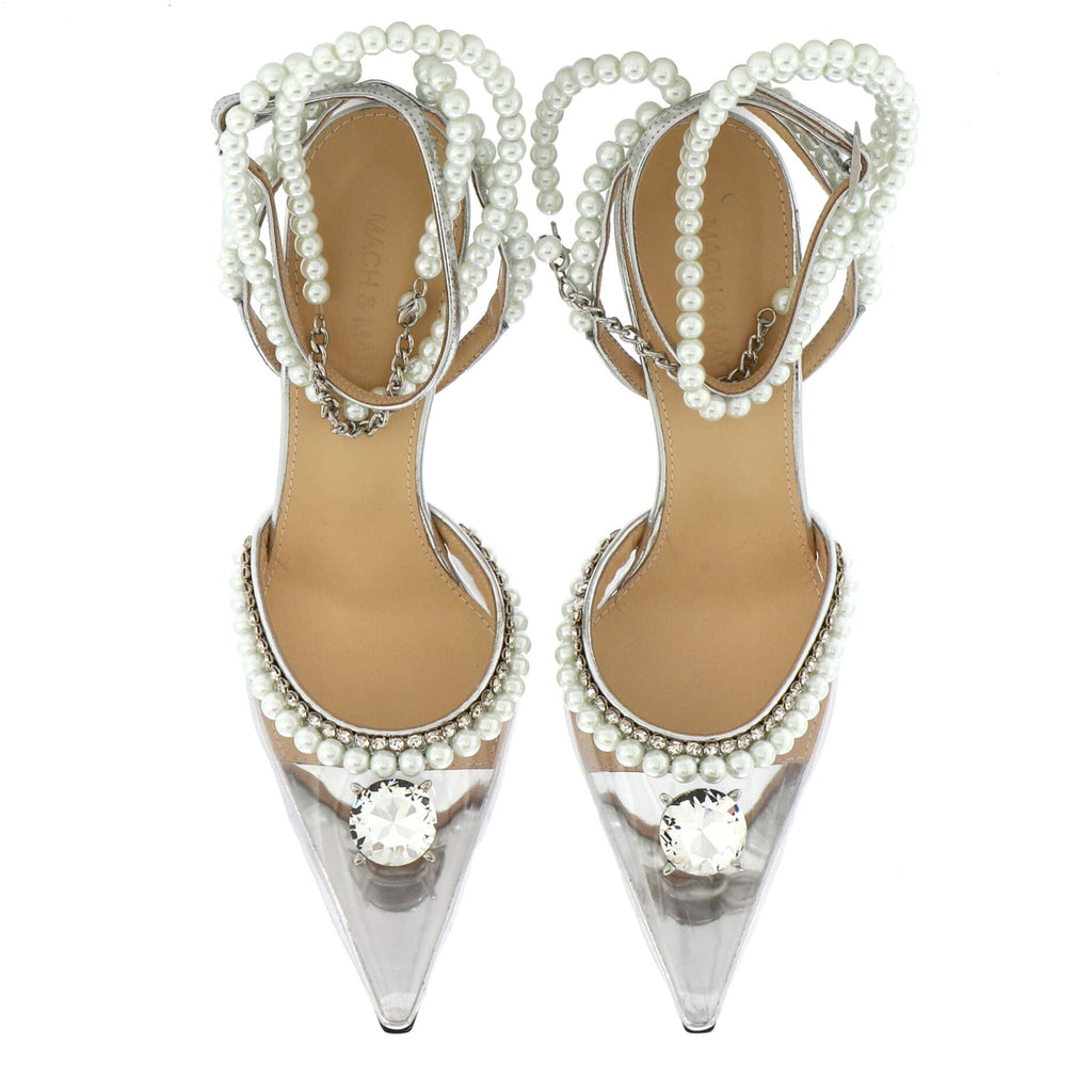 Women's Diamond of Elizabeth Ankle Strap Pumps PVC 110