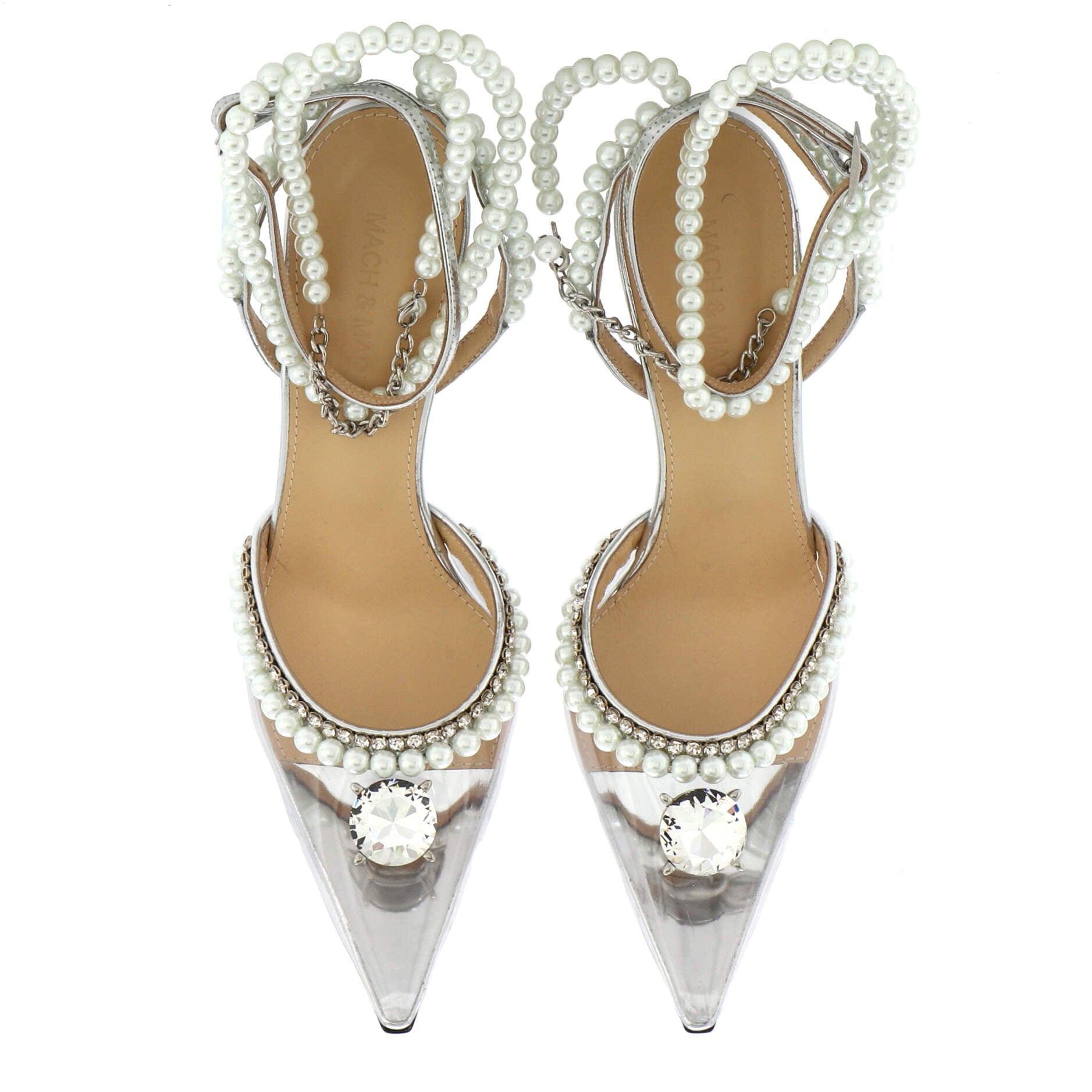 Women's Diamond of Elizabeth Ankle Strap Pumps PVC 110