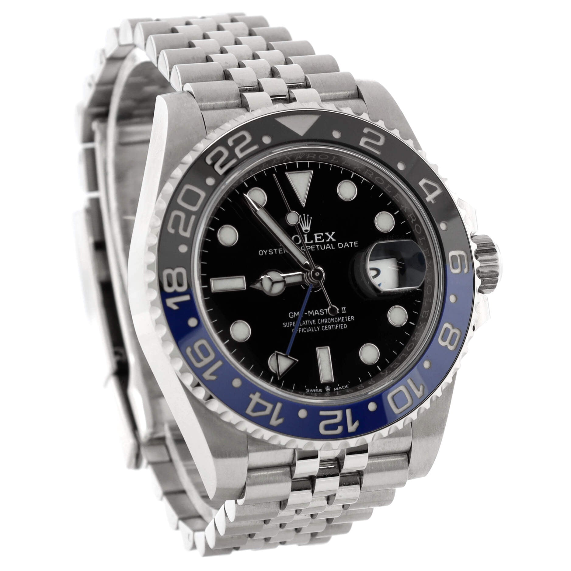 Oyster Perpetual Date GMT-Master II Batgirl Automatic Watch Stainless Steel and Cerachrom 40
