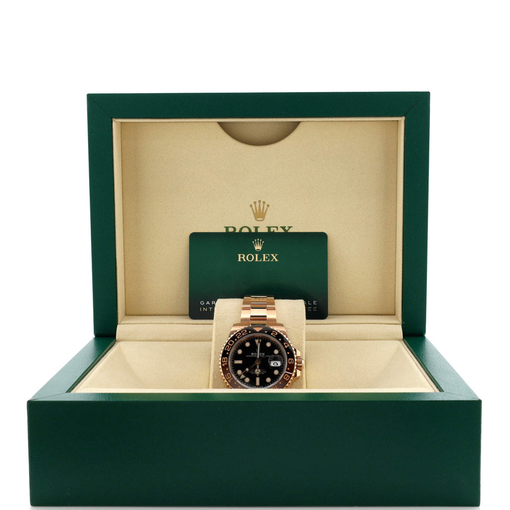 Oyster Perpetual Date GMT-Master II Rootbeer Automatic Watch Rose Gold and Cerachrom 40