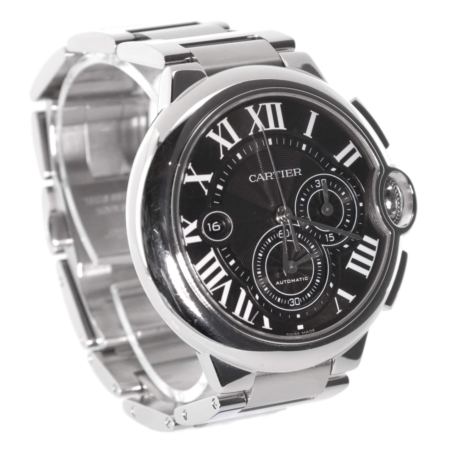 Ballon Bleu de Cartier Chronograph Automatic Watch Stainless Steel 44
