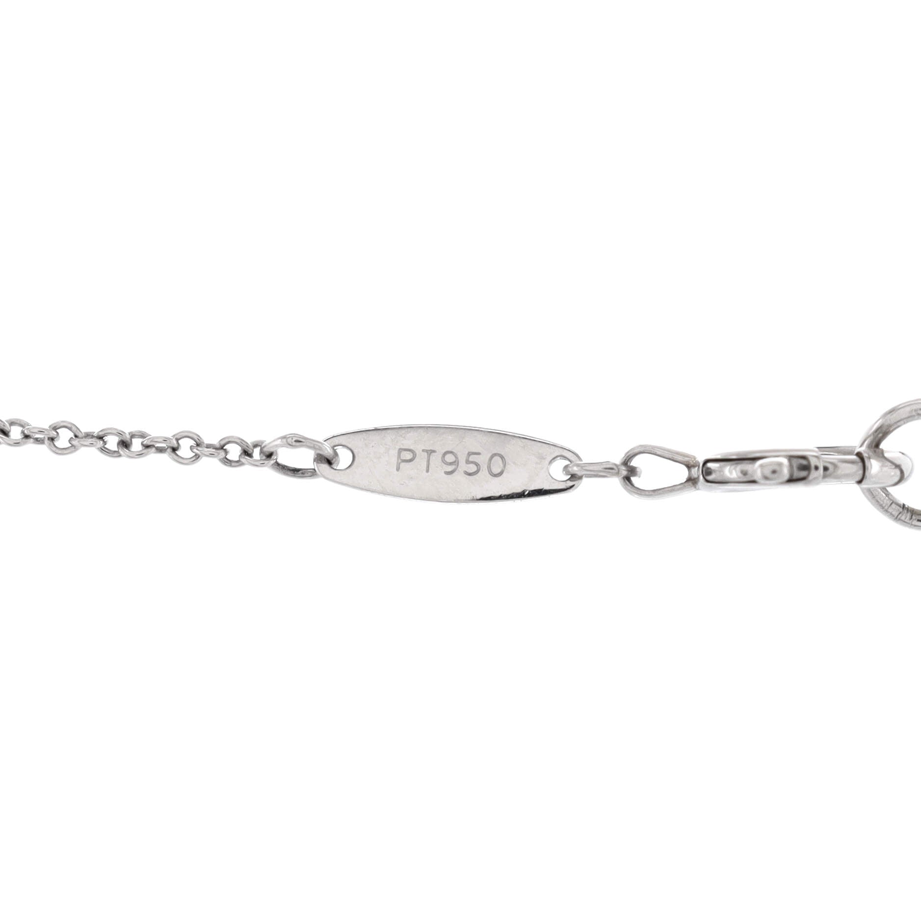 Elsa Peretti Diamonds By The Yard 20 Stone Necklace Platinum and Diamonds