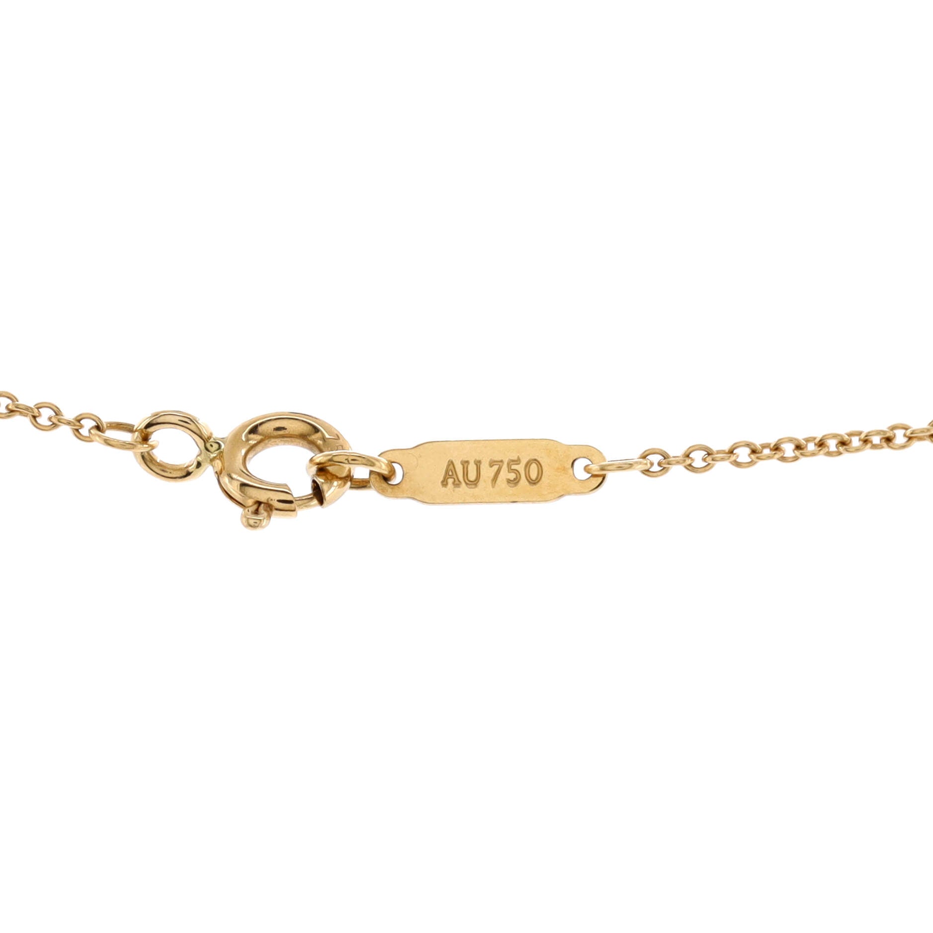 Flower Pendant Necklace 18K Yellow Gold with Diamonds