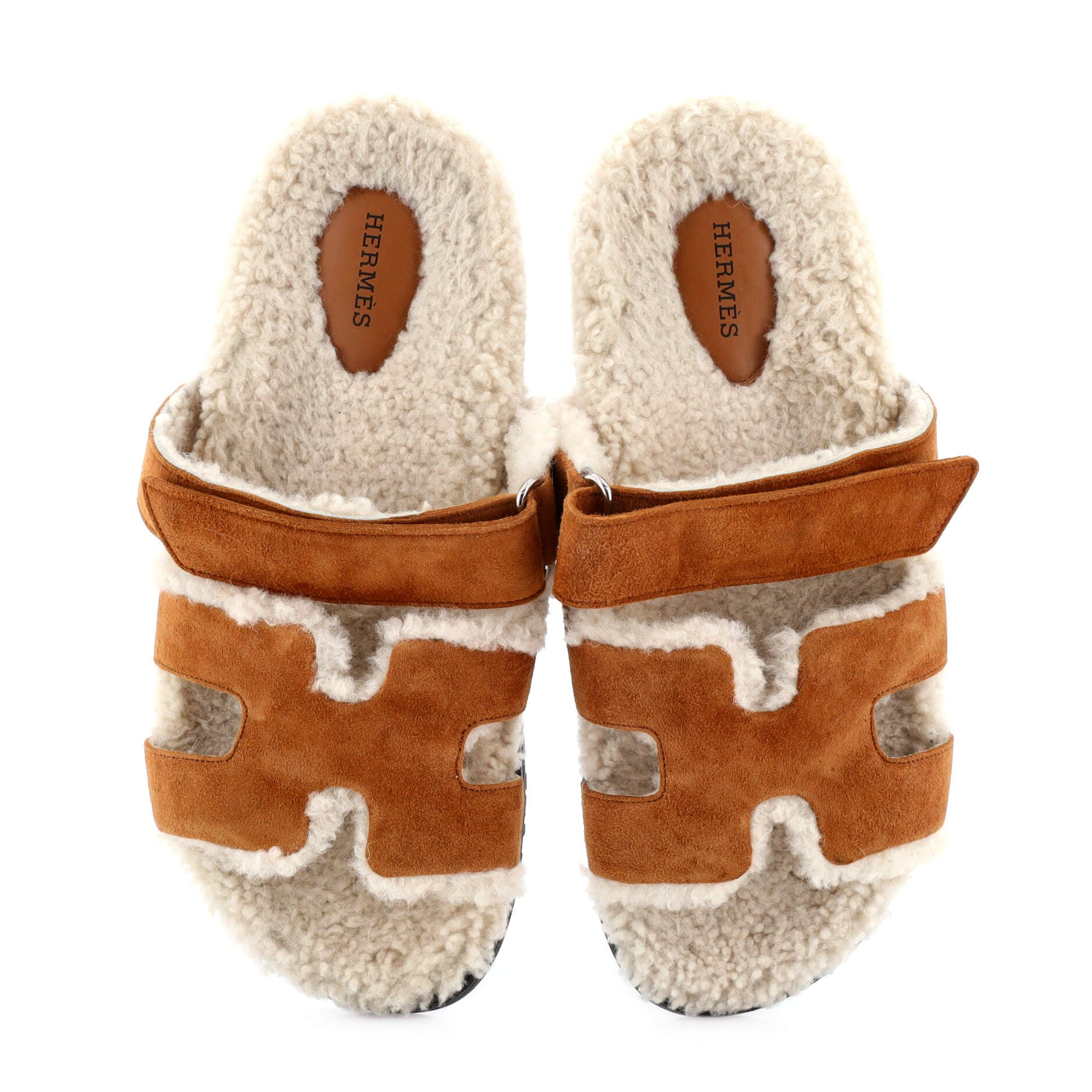 Men's Chypre Sandals Suede with Shearling