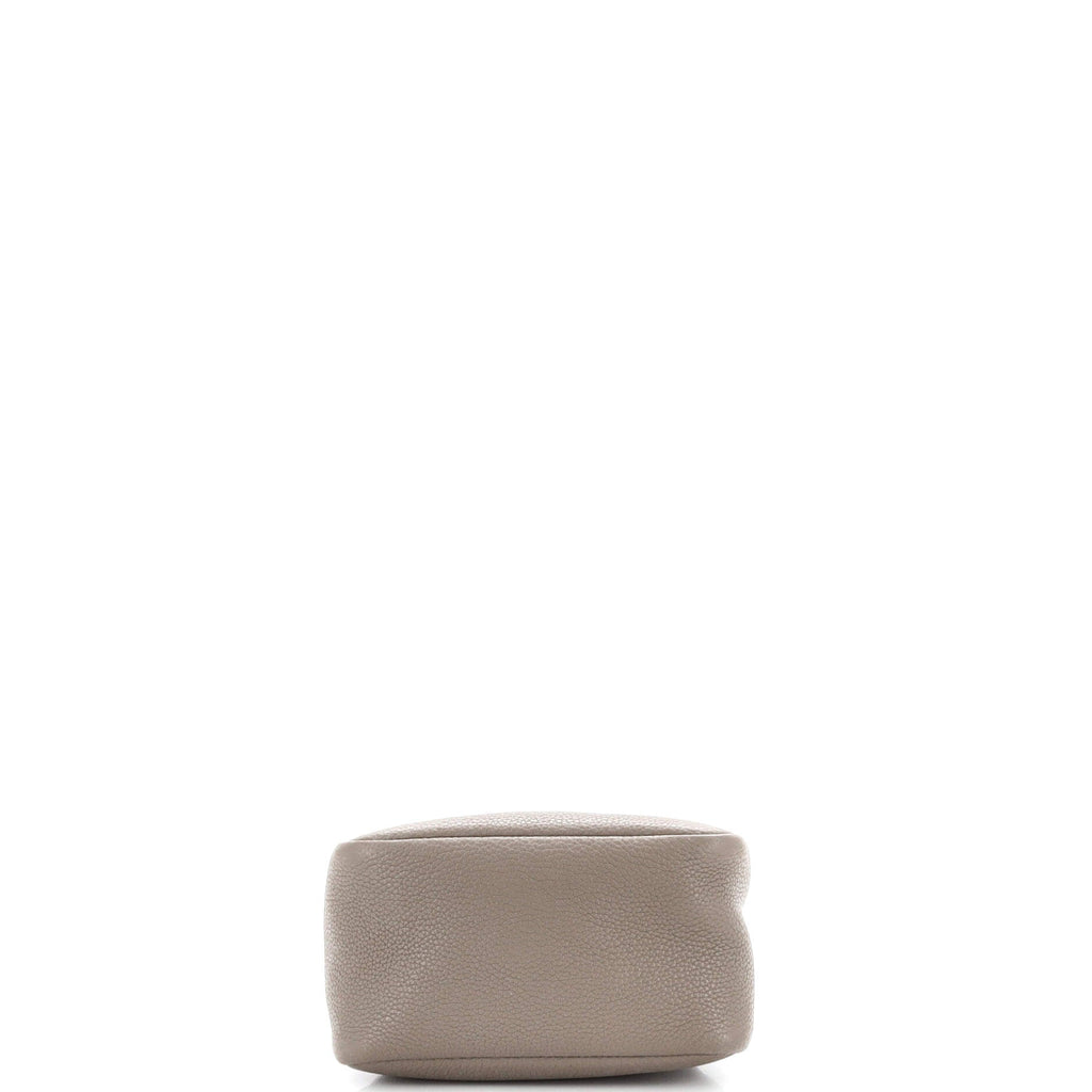 Flou Zipped Top Handle Bag Vitello Daino Mini
