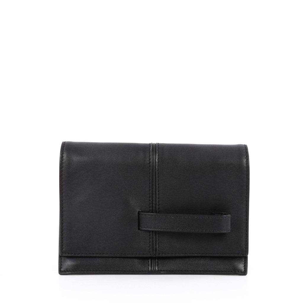 My Own Code Clutch Leather