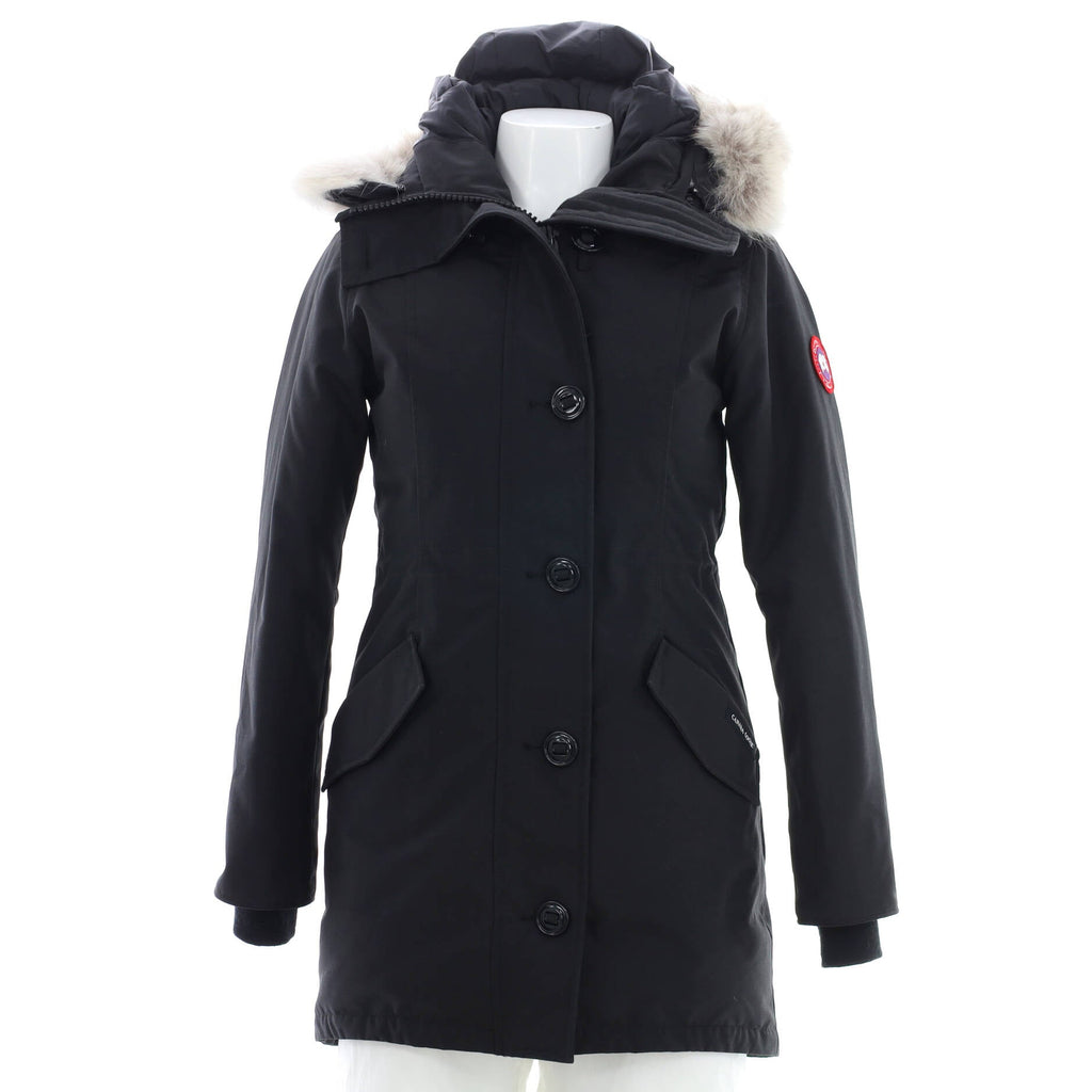 Women’s Rossclair Hooded Parka Polyester Blend with Down and Fur