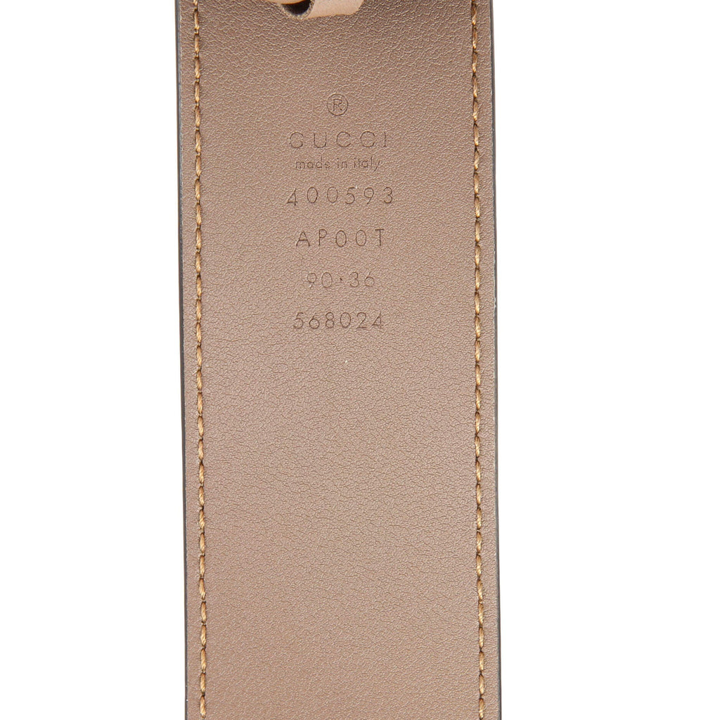 GG Marmont Belt Leather Medium 90