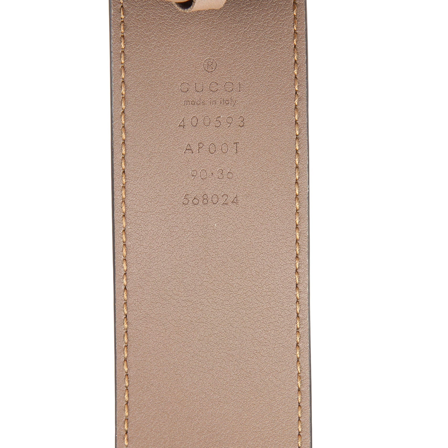 GG Marmont Belt Leather Medium 90