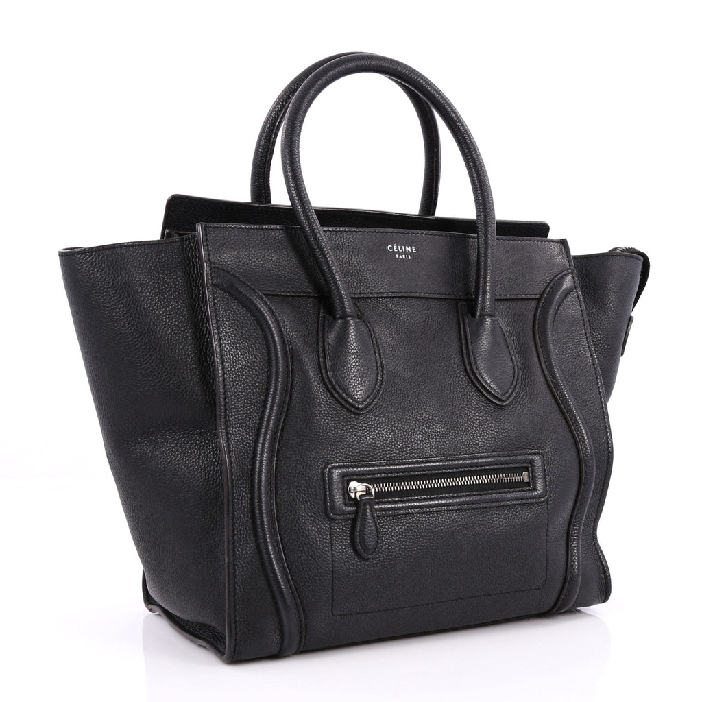 Luggage Handbag Grainy Leather Mini