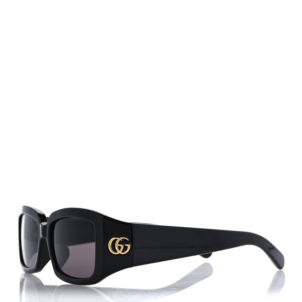 Acetate Rectangular Sunglasses GG1403S Black
