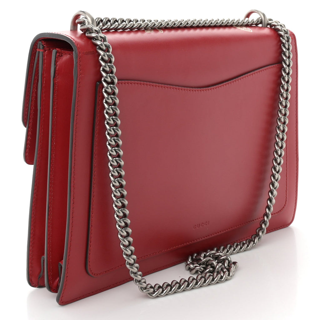 Calfskin Chinese New Year Medium Dionysus Shoulder Bag Hibiscus Red