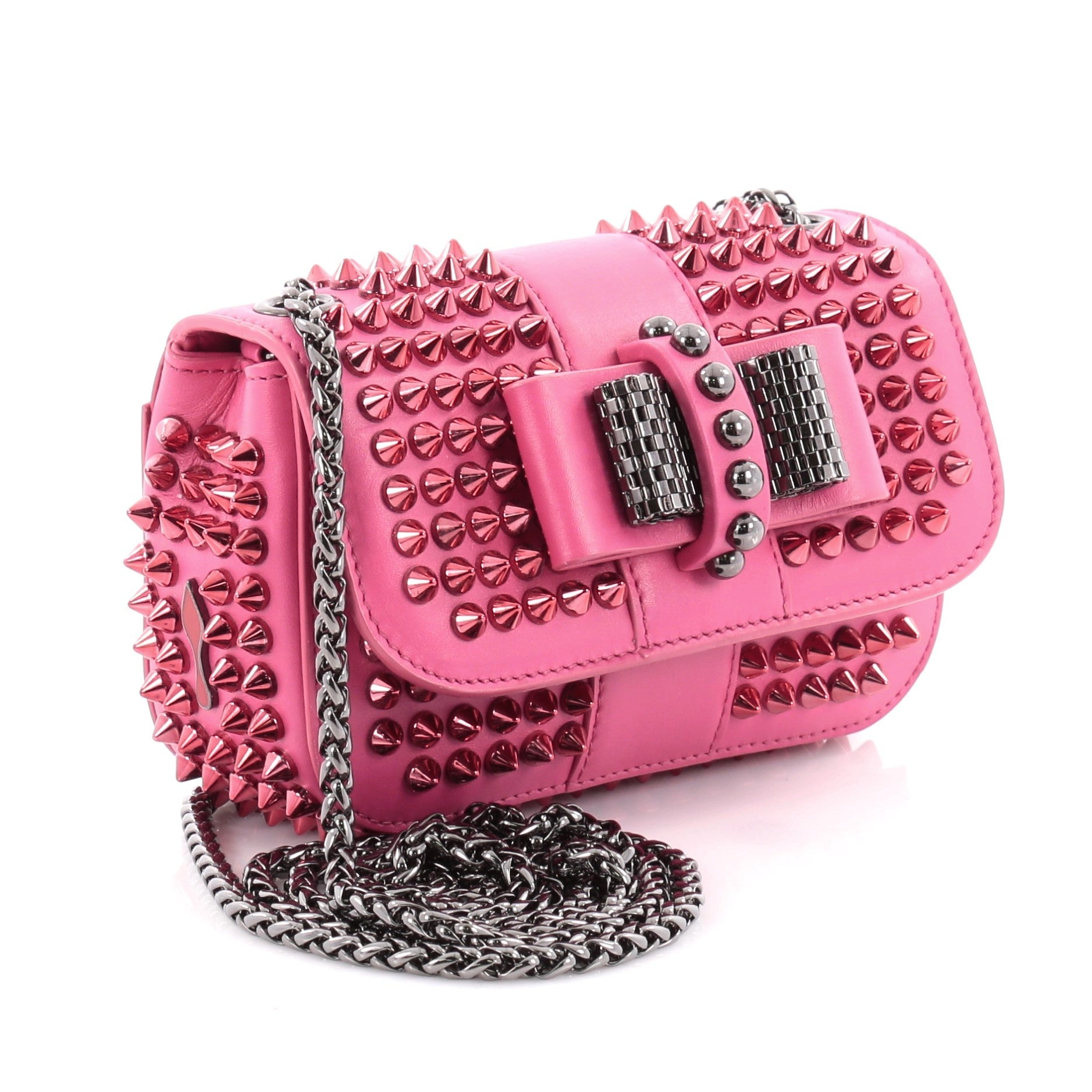 Sweet Charity Crossbody Bag Spiked Leather Mini