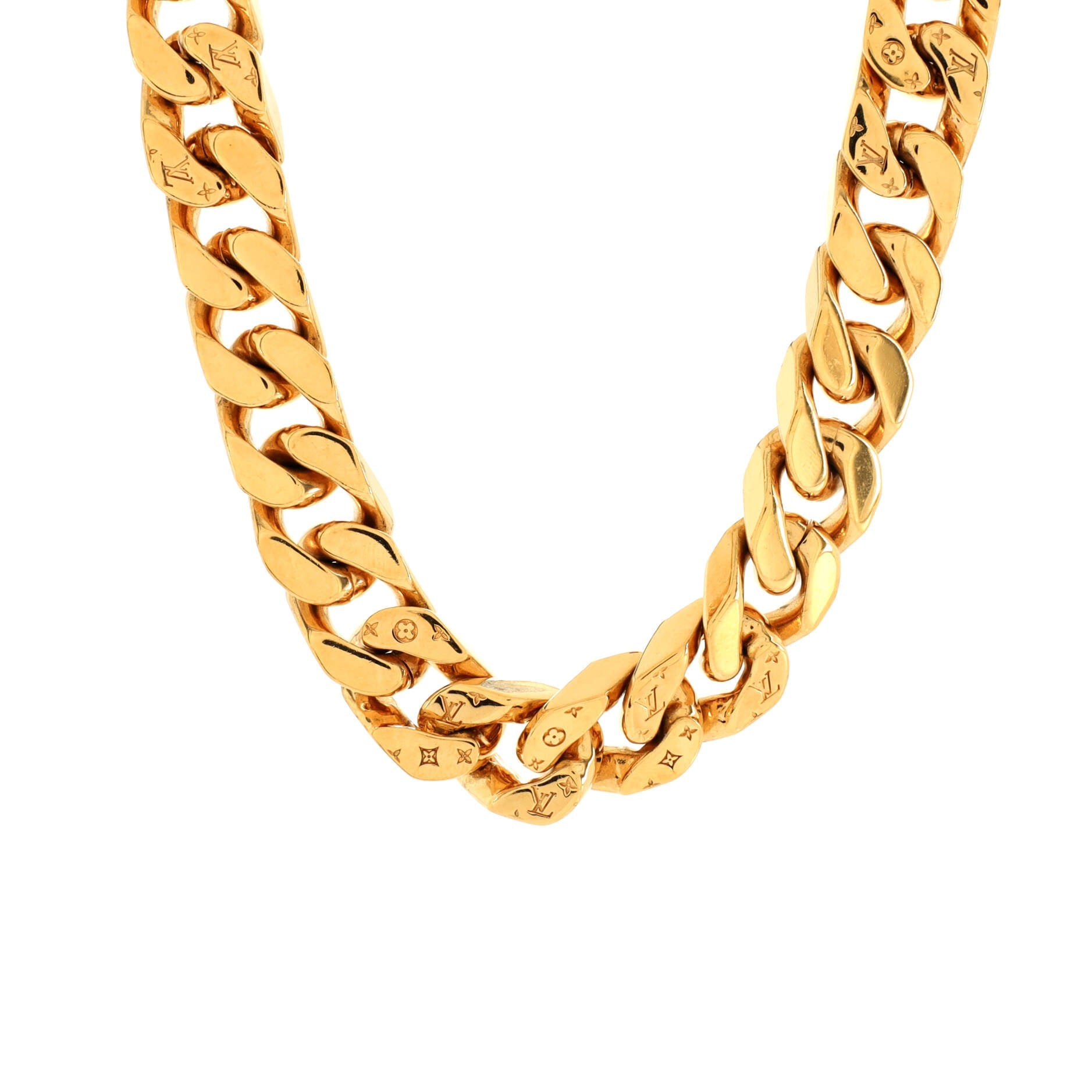 LV Chain Links Necklace Metal