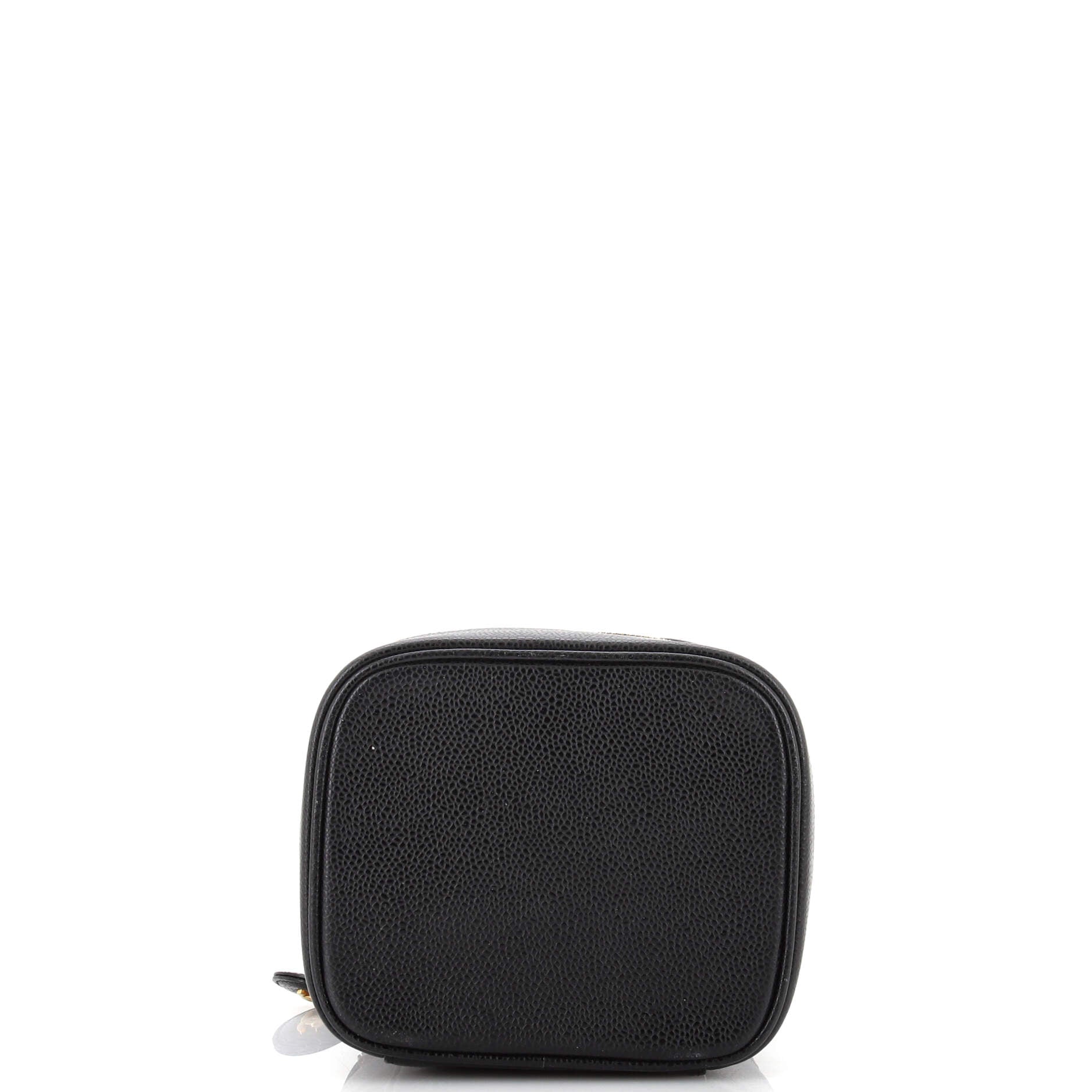Vintage Timeless Cosmetic Case Caviar Tall