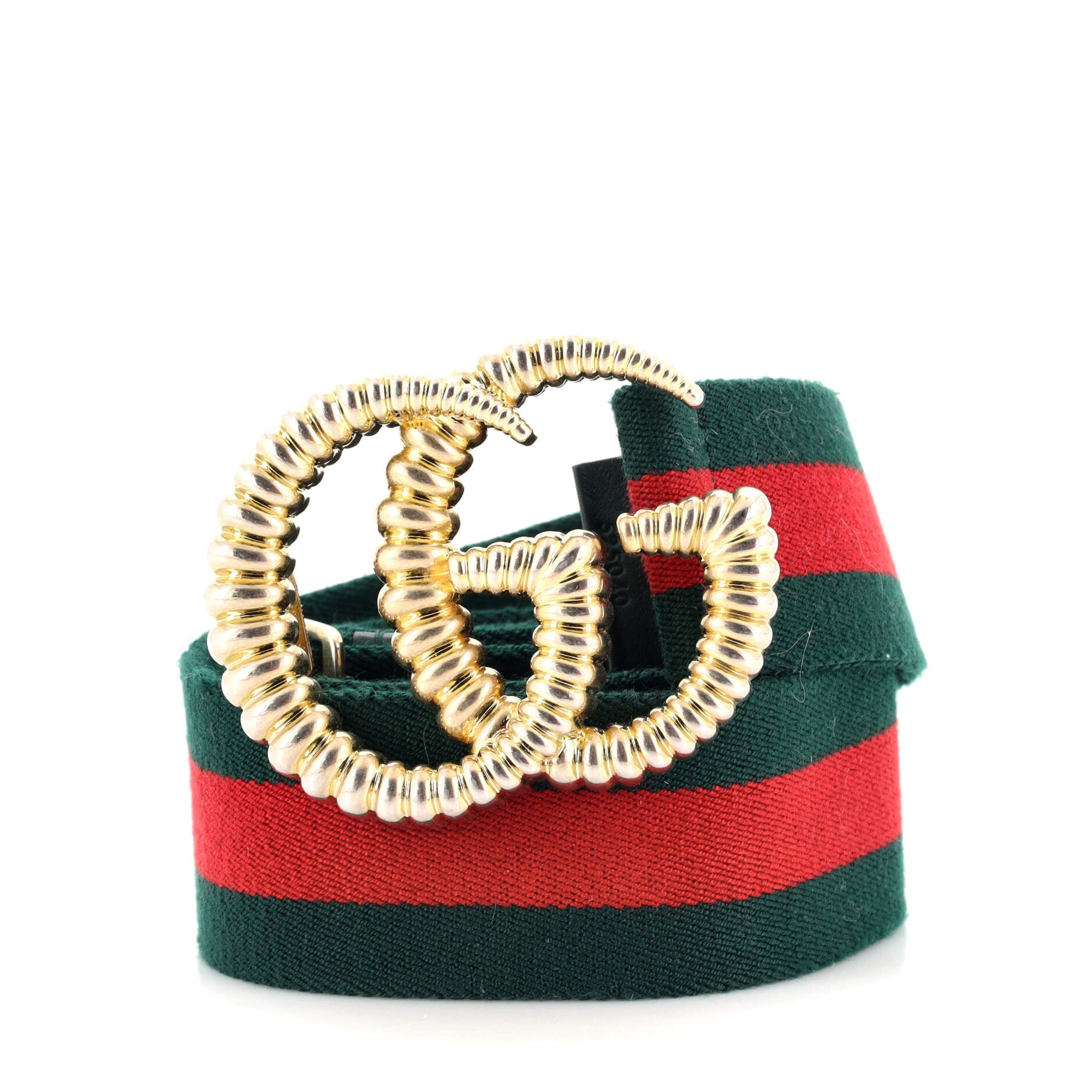 GG Torchon Web Belt Canvas Wide 80