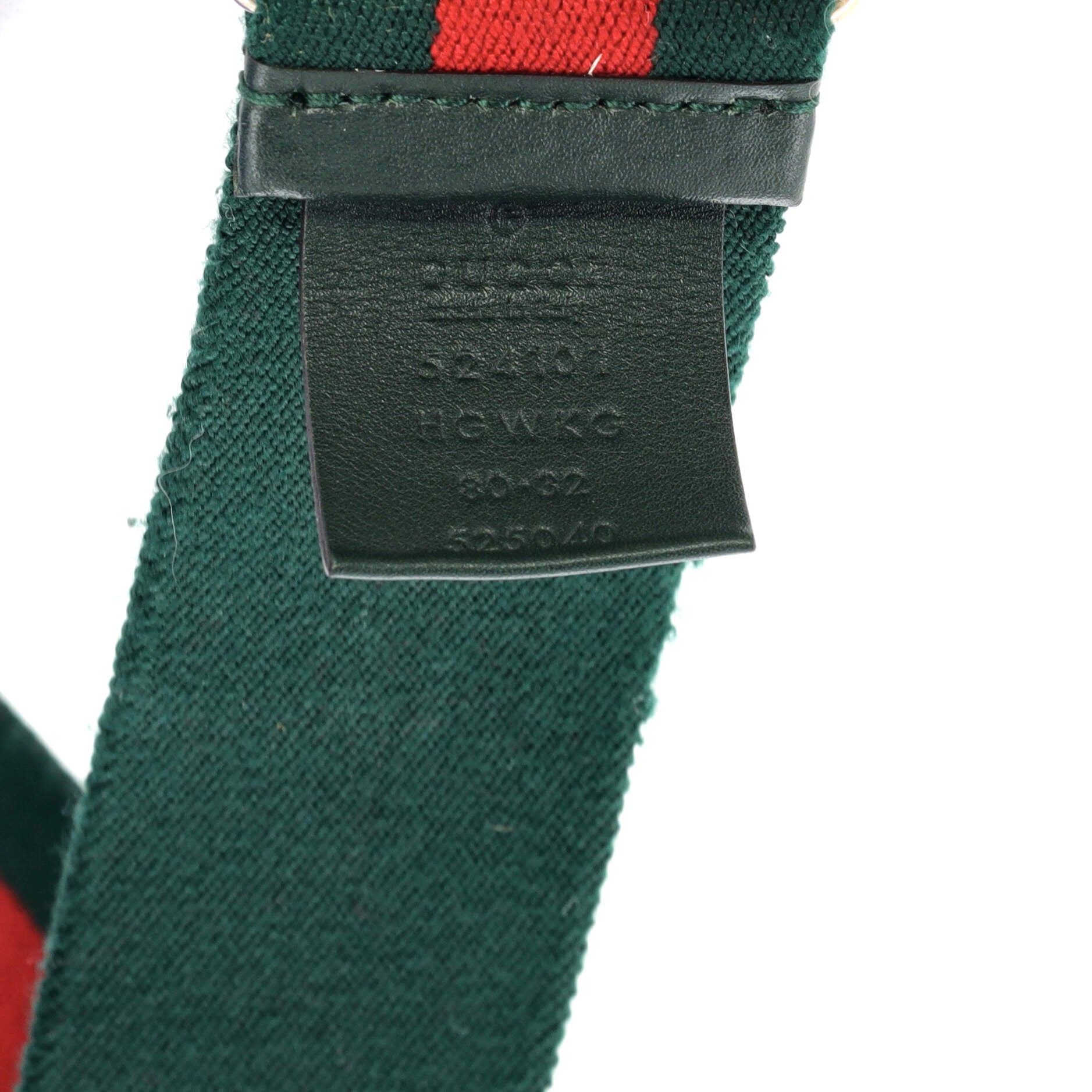 GG Torchon Web Belt Canvas Wide 80