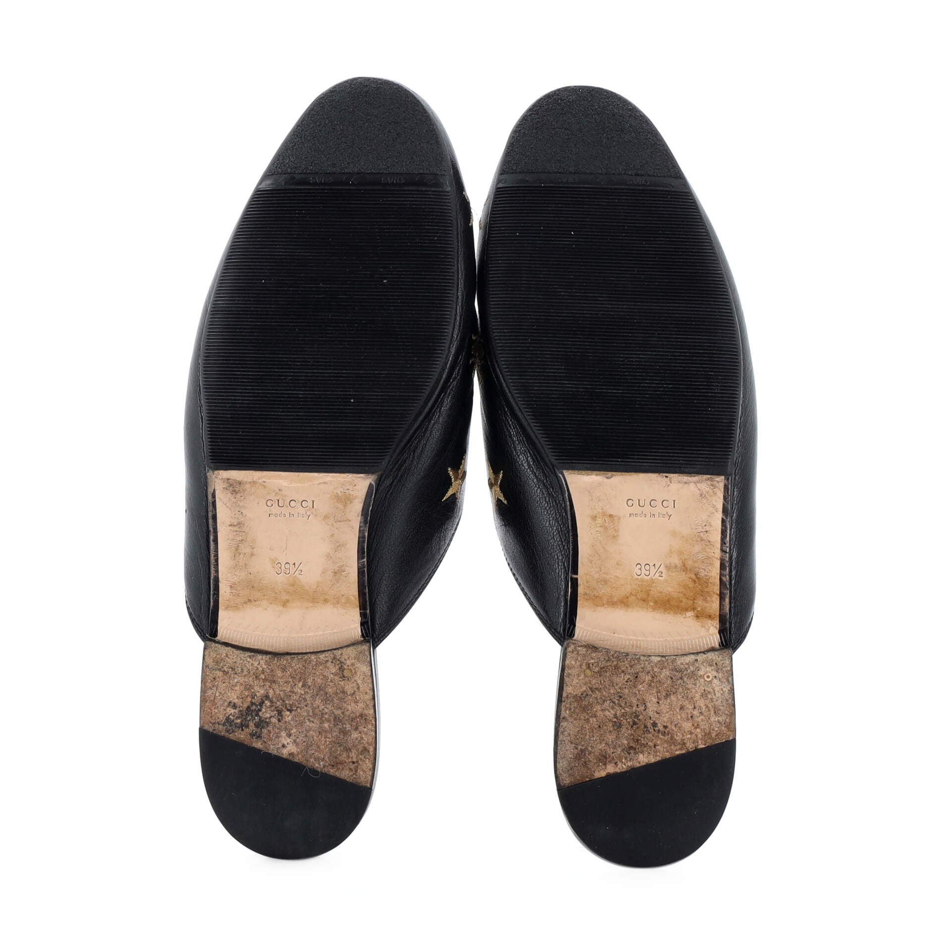 Women's Princetown Mules Embroidered Leather