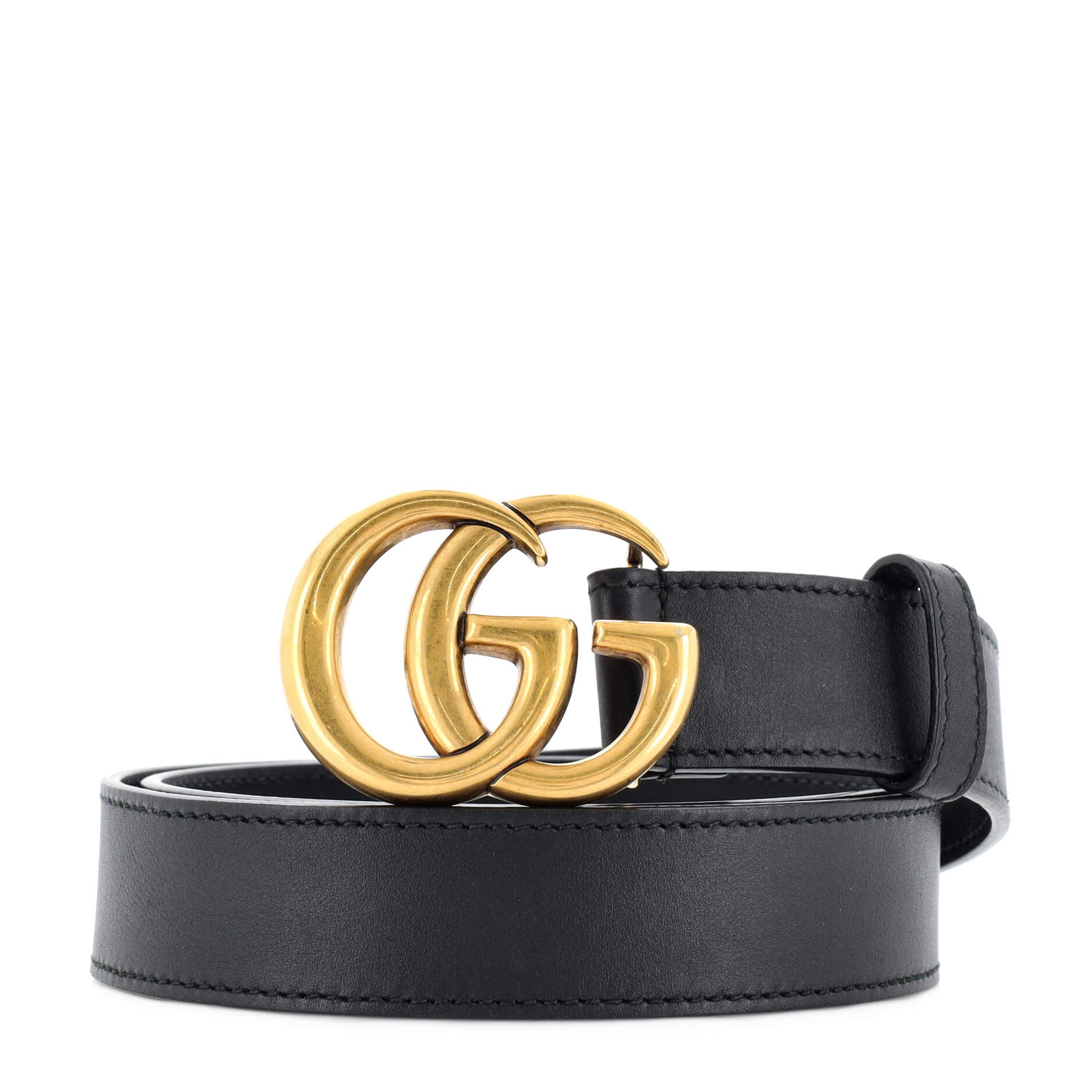 GG Marmont Belt Leather Medium 75