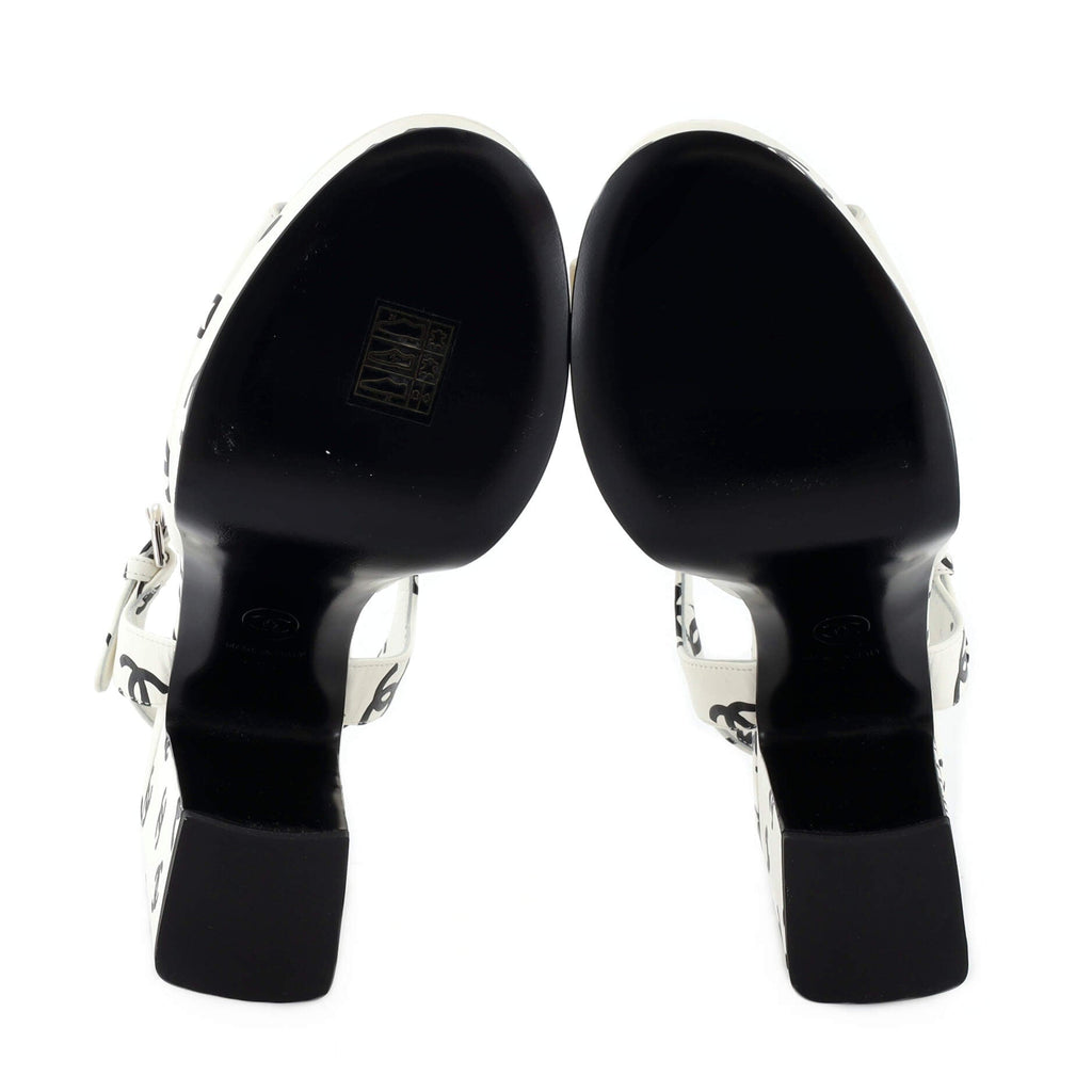 Women's Coco Beach Heeled Sandals Printed Leather