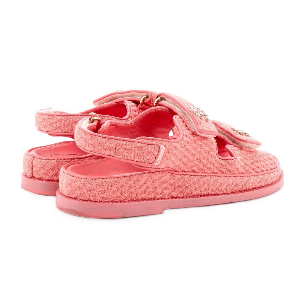 Women's Velcro Dad Sandals Knit Fabric