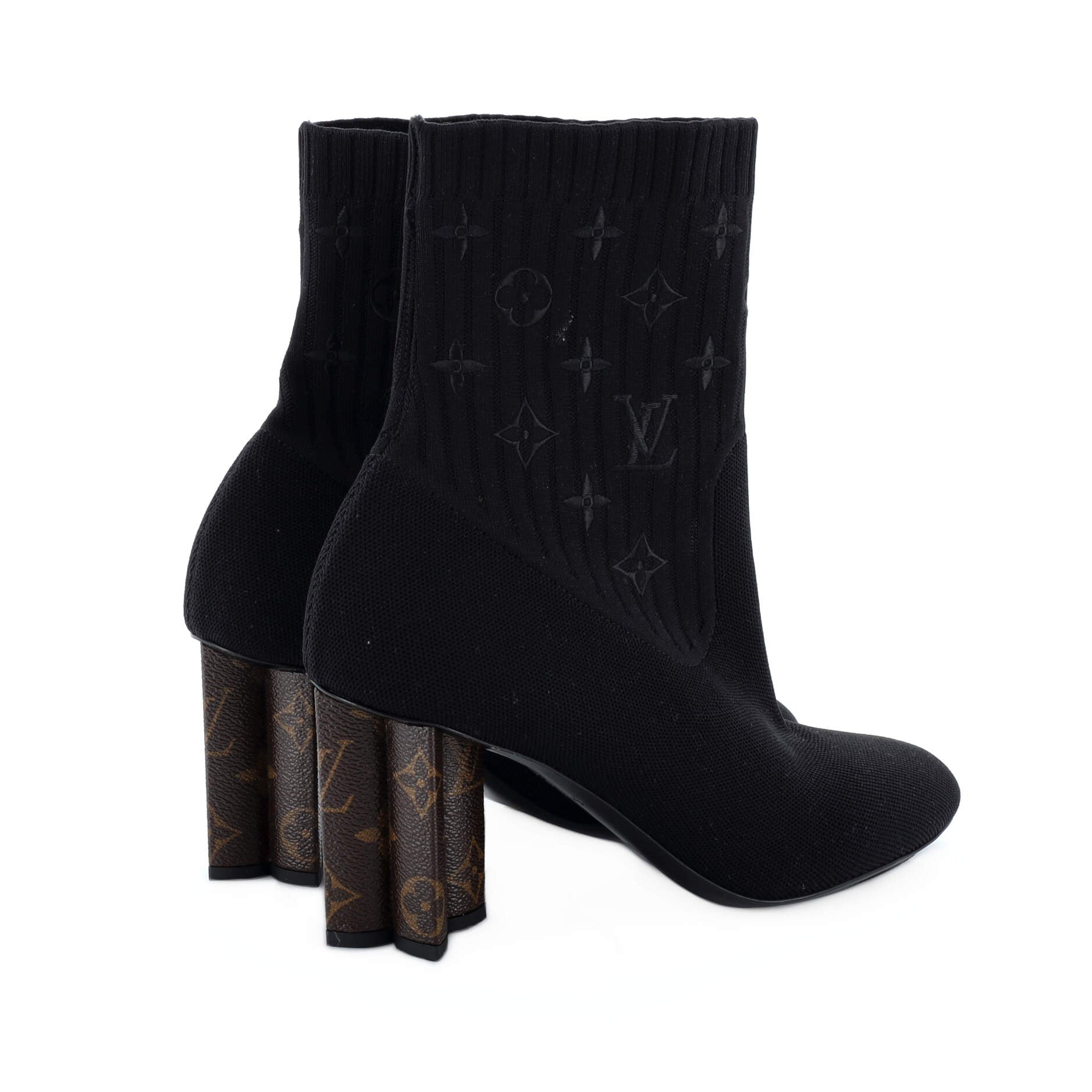 Women's Silhouette Ankle Boots Stretch Fabric